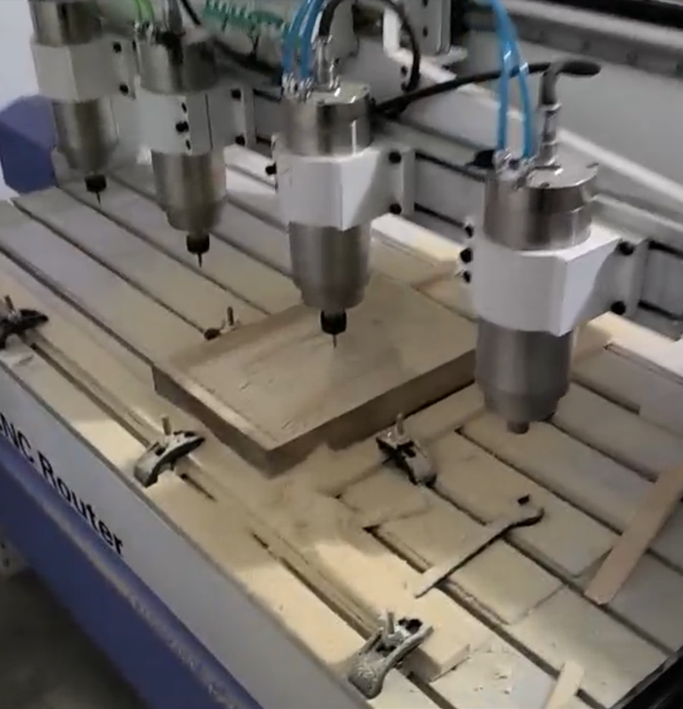 吉林采購一拖四木工數控雕刻機(圖1)